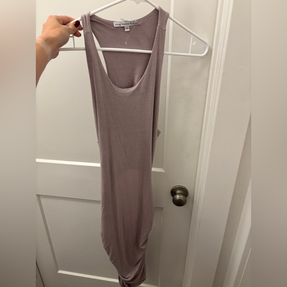 Sleeveless Mauve Dress